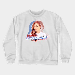 true love Eva Mendes Graphic design by ironpalette Crewneck Sweatshirt